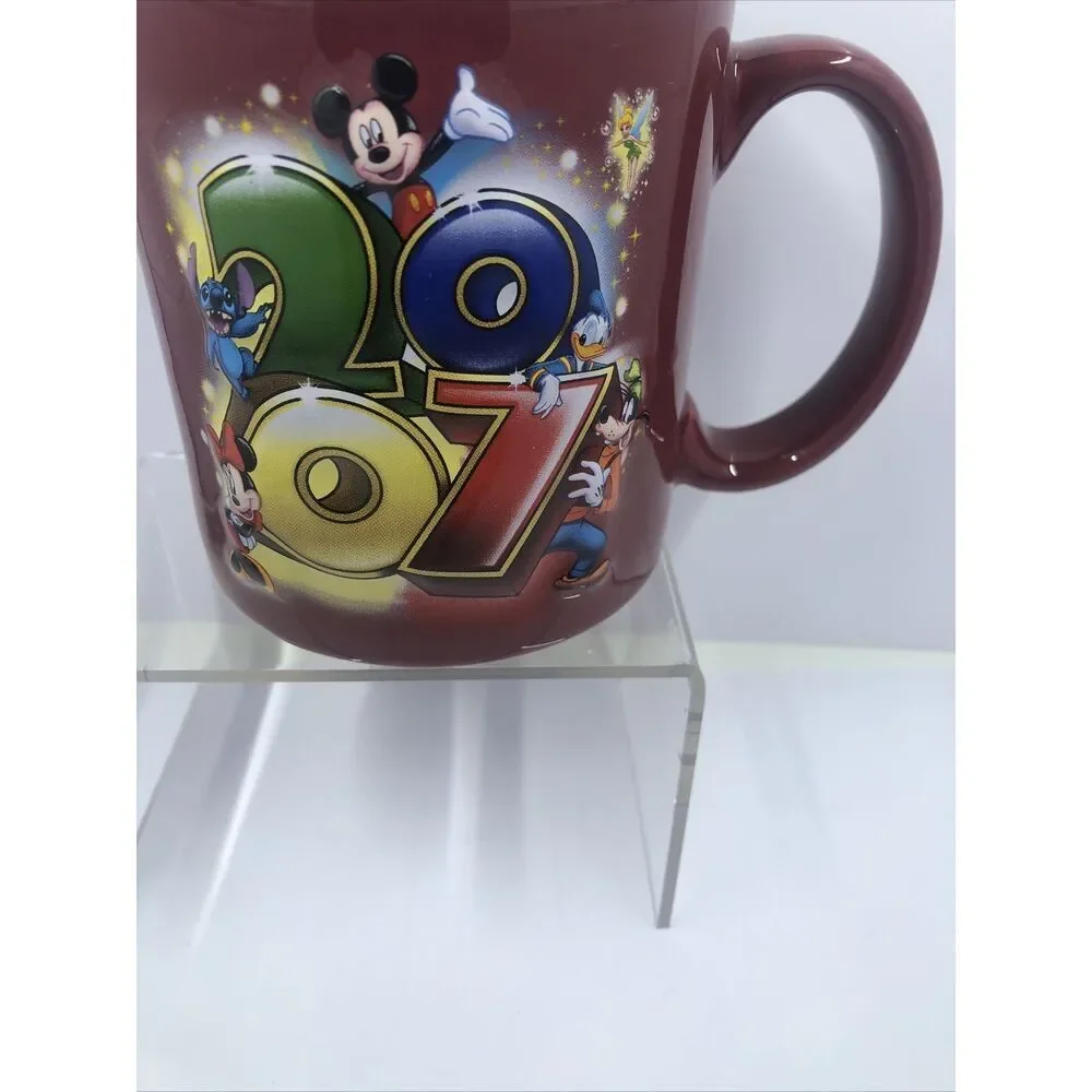 Disney Theme Parks 2007 Mug. Mickey Mouse, Minnie Mouse, Goofy, Stitch&More.Read